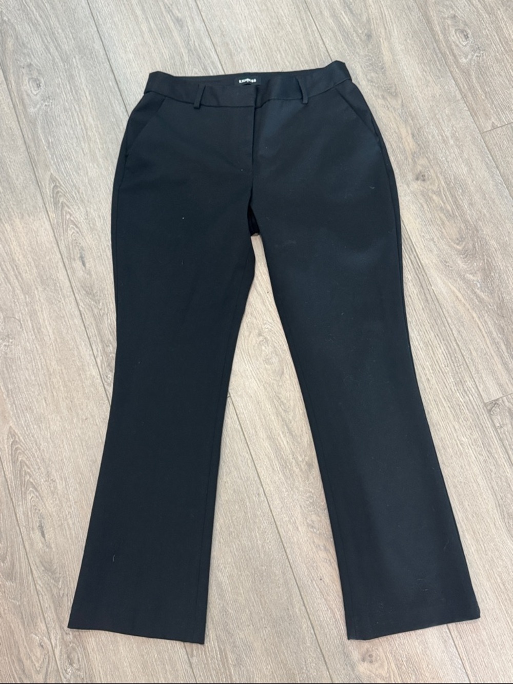 Express Black Women's Pants with Branded Waistband